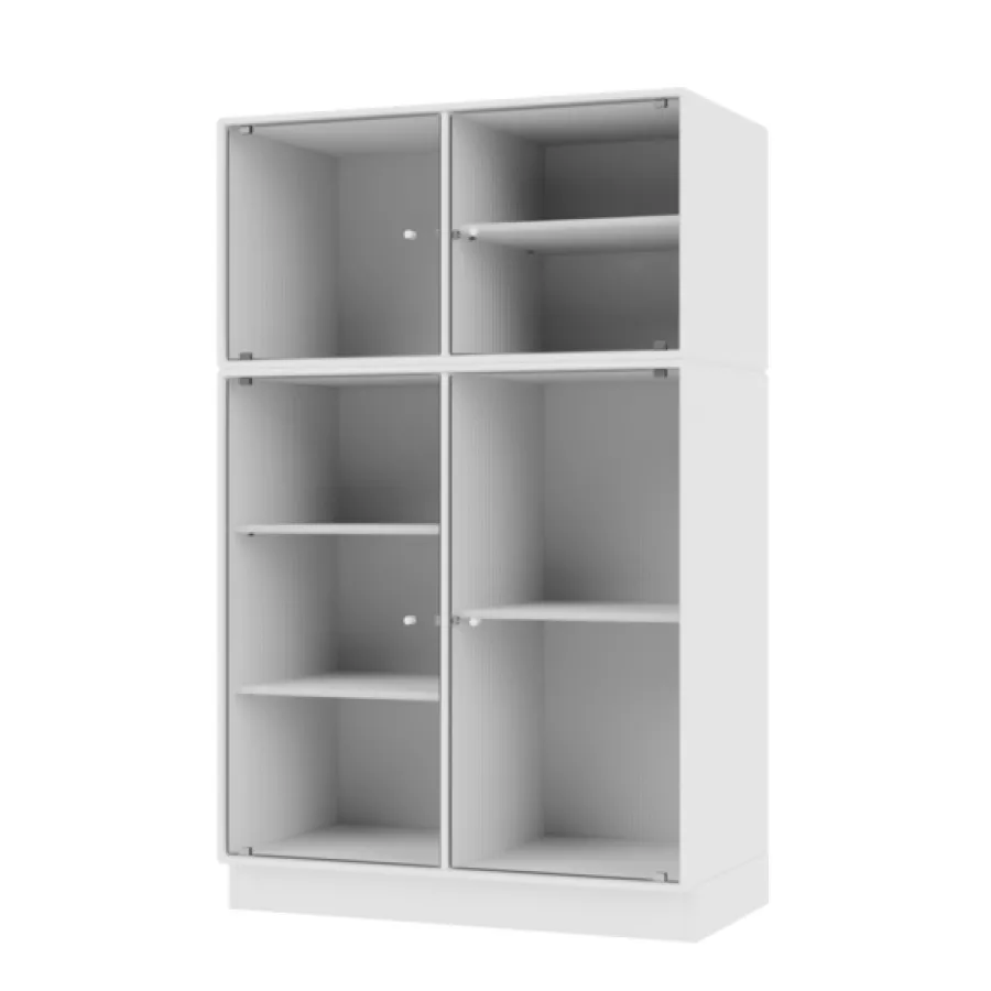 Ripple III Vitrineskab, inkl. sokkel fra<Montana Outlet