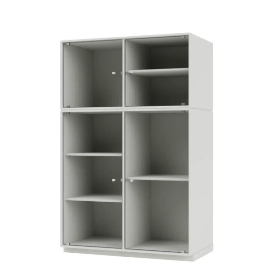 Ripple III Vitrineskab, inkl. sokkel fra<Montana Outlet