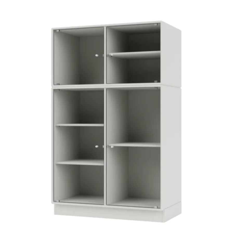 Ripple III Vitrineskab, inkl. sokkel fra<Montana Outlet