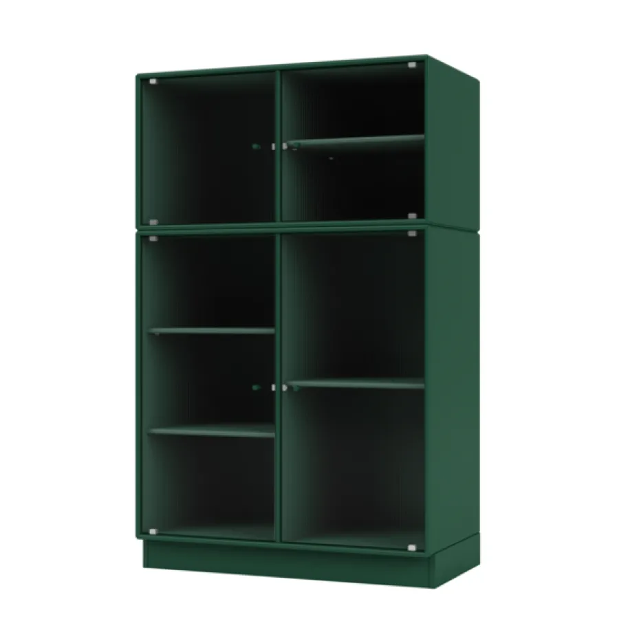 Ripple III Vitrineskab, inkl. sokkel fra<Montana Outlet