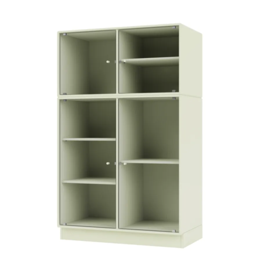 Ripple III Vitrineskab, inkl. sokkel fra<Montana Outlet