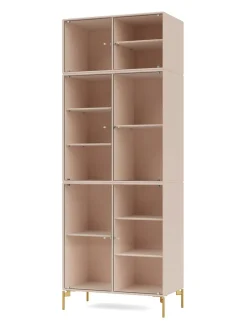 Ripple IV Vitrineskab, inkl. ben fra<Montana Clearance