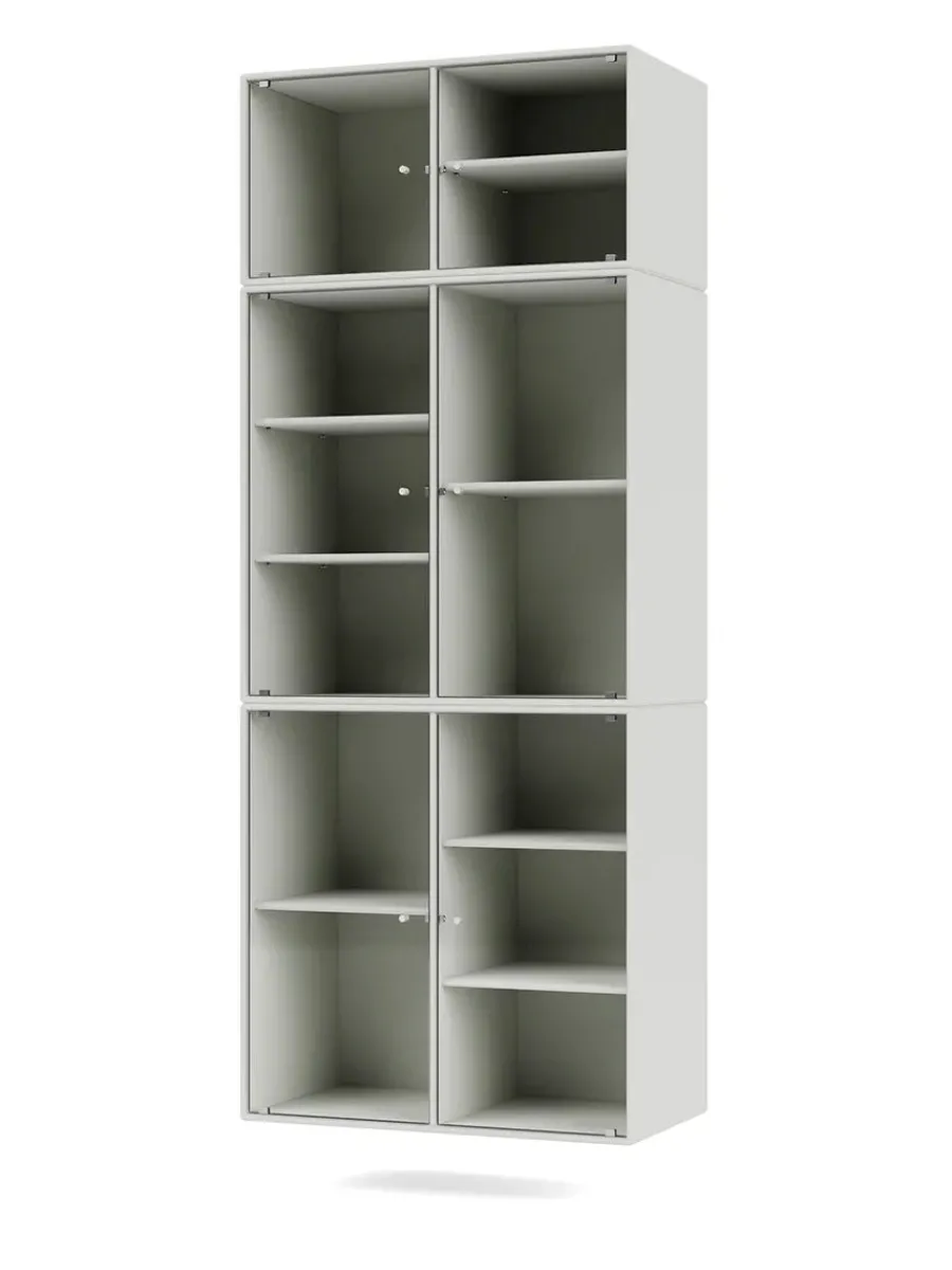 Ripple IV Vitrineskab, inkl. sokkel fra<Montana Hot