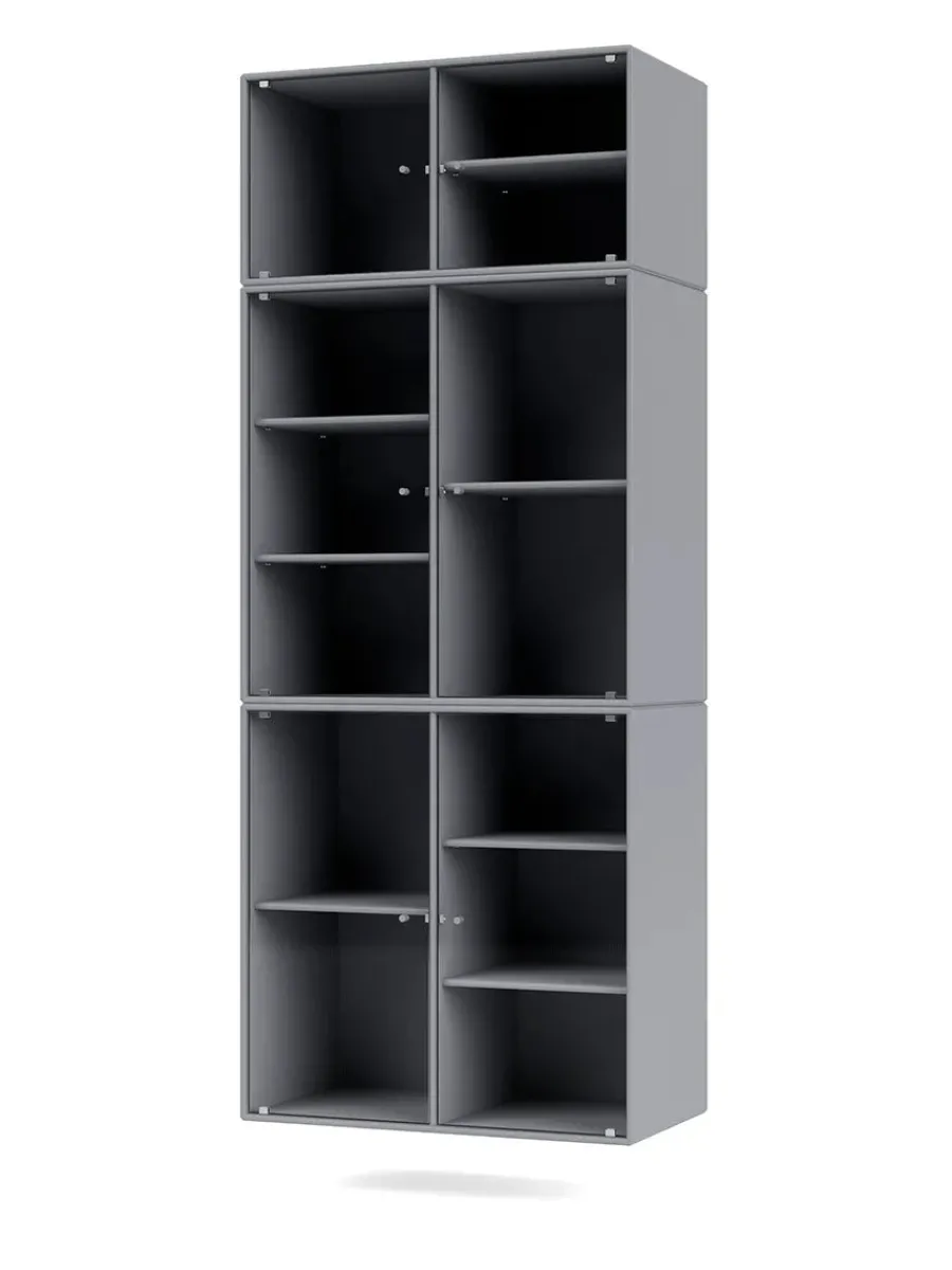 Ripple IV Vitrineskab, inkl. sokkel fra<Montana Hot