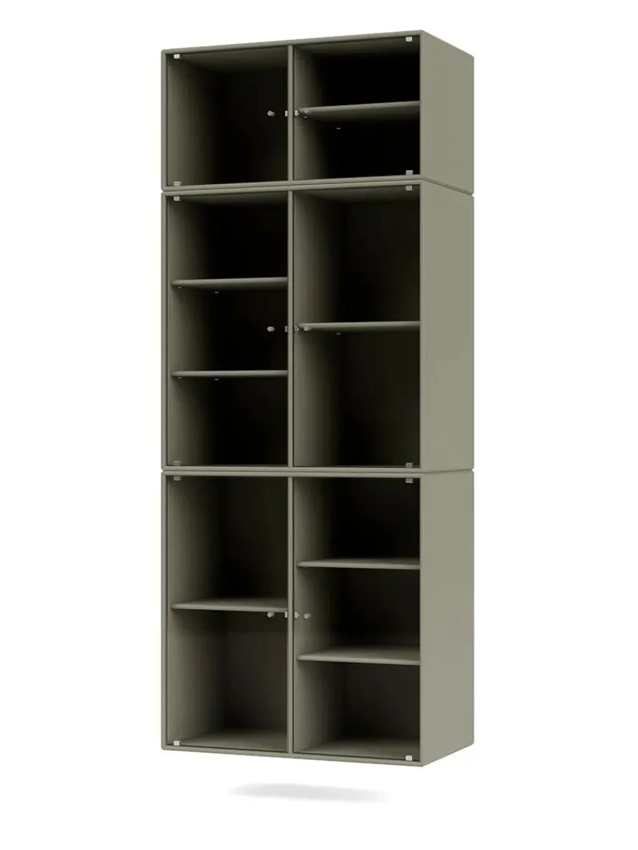 Ripple IV Vitrineskab, inkl. sokkel fra<Montana Hot