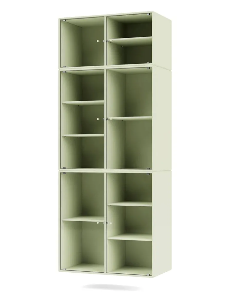 Ripple IV Vitrineskab, inkl. sokkel fra<Montana Hot