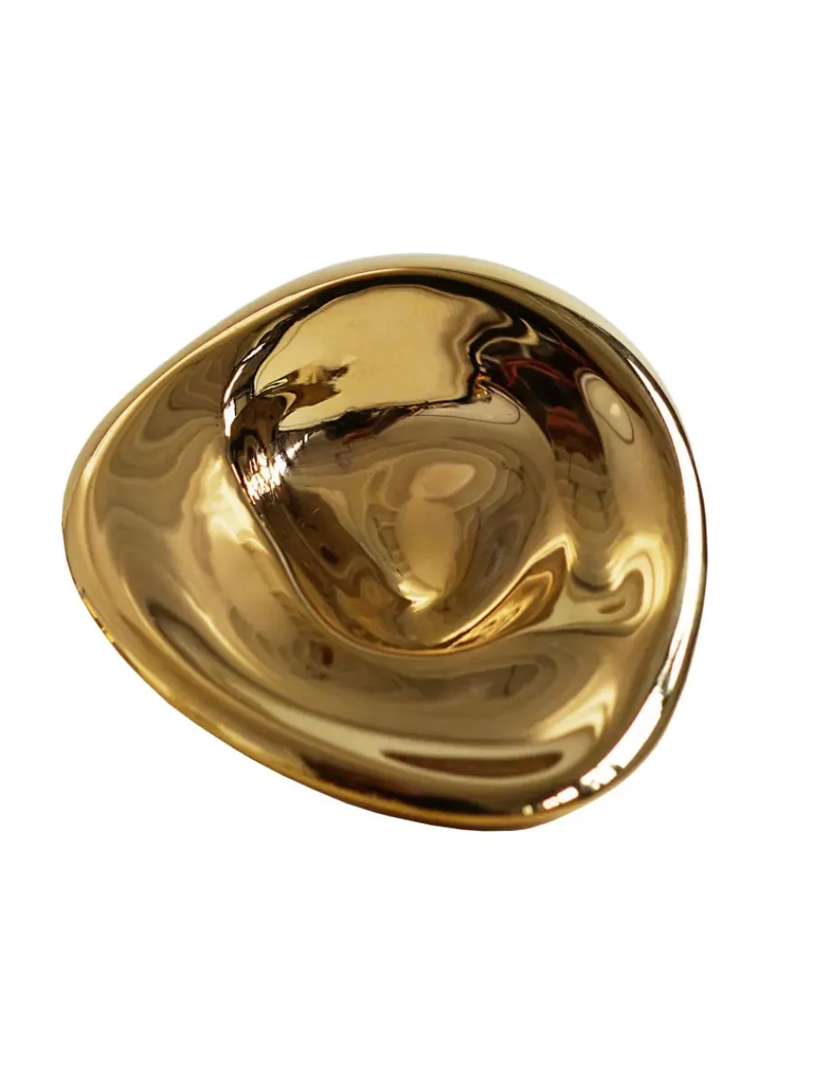 Ripple Knob Large, gold fra<Hein Studio New