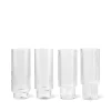 Ripple Long Drink Glasses Clear, sæt á 4 fra<Ferm Living