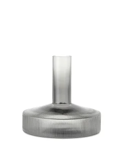 Ripple Wine Carafe, smoked grey fra<Ferm Living Online