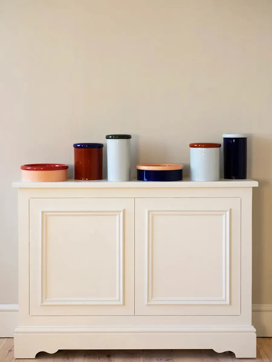 ROD bowl, coral/dark blue fra<Nine Best