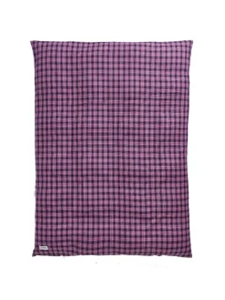 Rodeo Duvet Cover, neon pink check fra<Magniberg Clearance