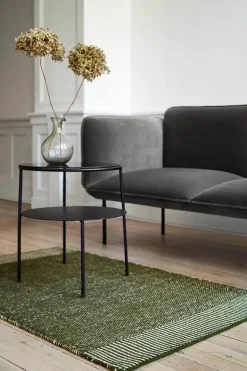 Rombo Rug, moss green fra<Woud Outlet