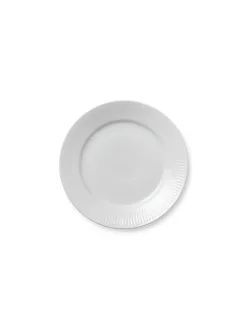 Blå Mega Riflet, tallerken 19 cm mønster 6<Royal Copenhagen Outlet