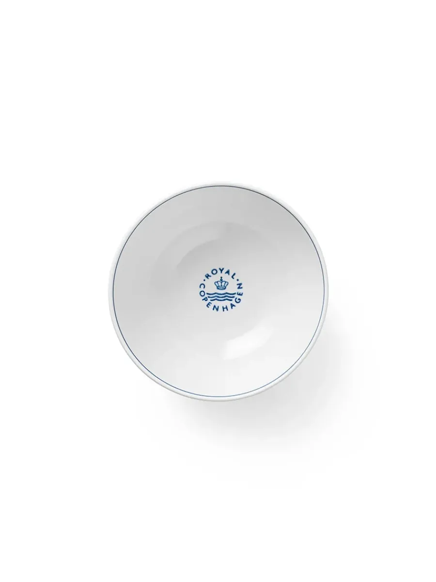 Blå Mega Riflet, skål 15 cm<Royal Copenhagen Outlet