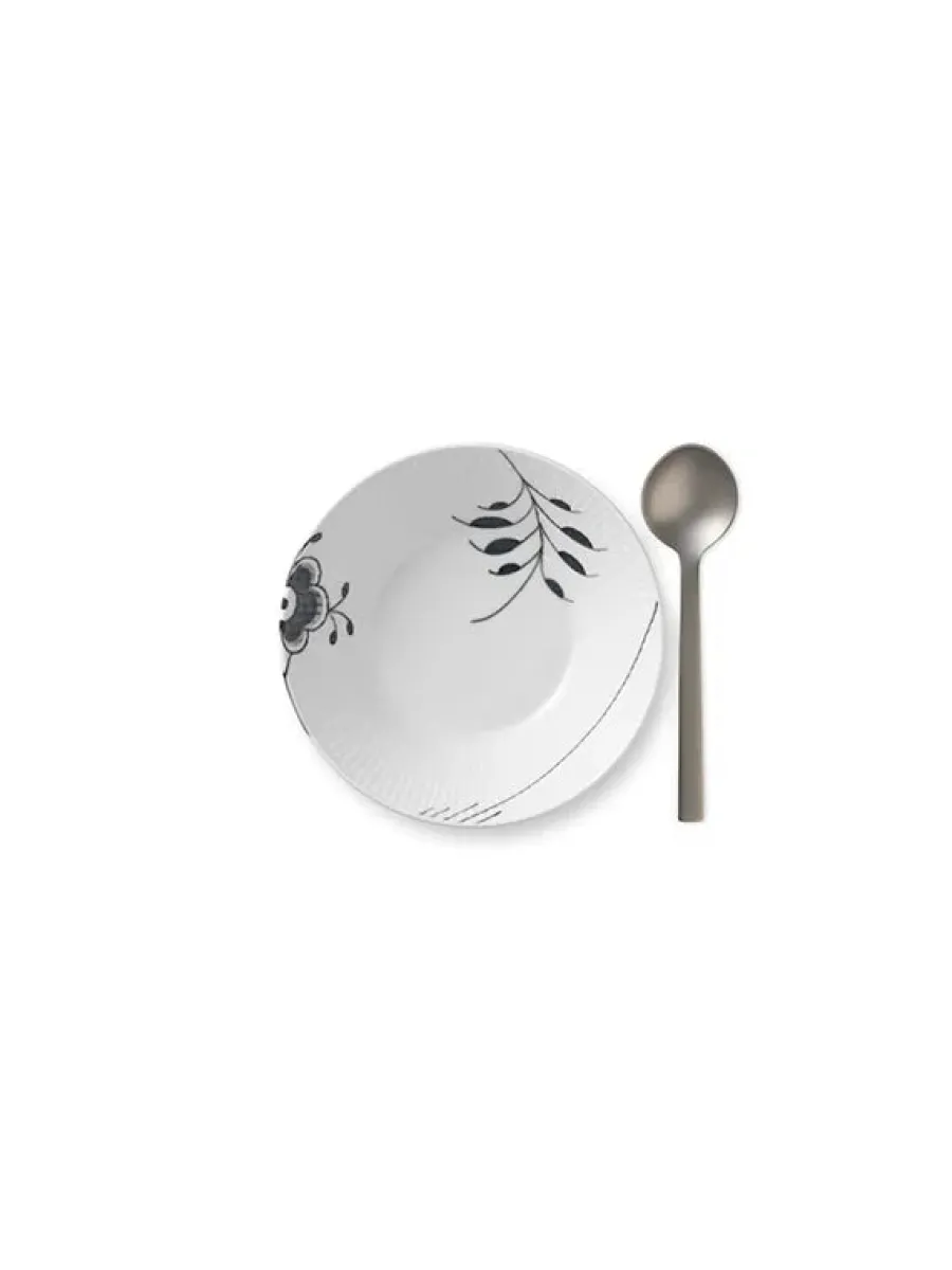 Blå Mega Riflet, dyb tallerken 17 cm<Royal Copenhagen Sale