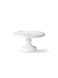 Blå Mega Riflet, fad på fod 29,5 cm<Royal Copenhagen Discount