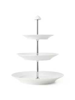 Blå Mega Riflet, étagère 3 lag<Royal Copenhagen Outlet