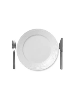 Blå Mega Riflet, tallerken 27 cm mønster 6<Royal Copenhagen Best