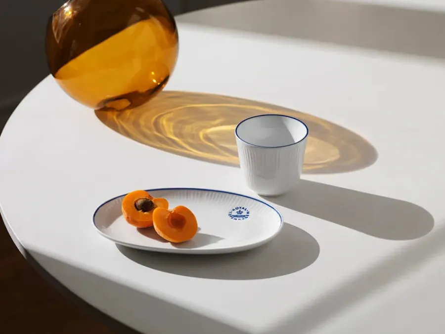 Blå Mega Riflet, termokop 26 cl<Royal Copenhagen Sale