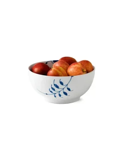 Blå Mega Riflet, skål 24 cm<Royal Copenhagen New