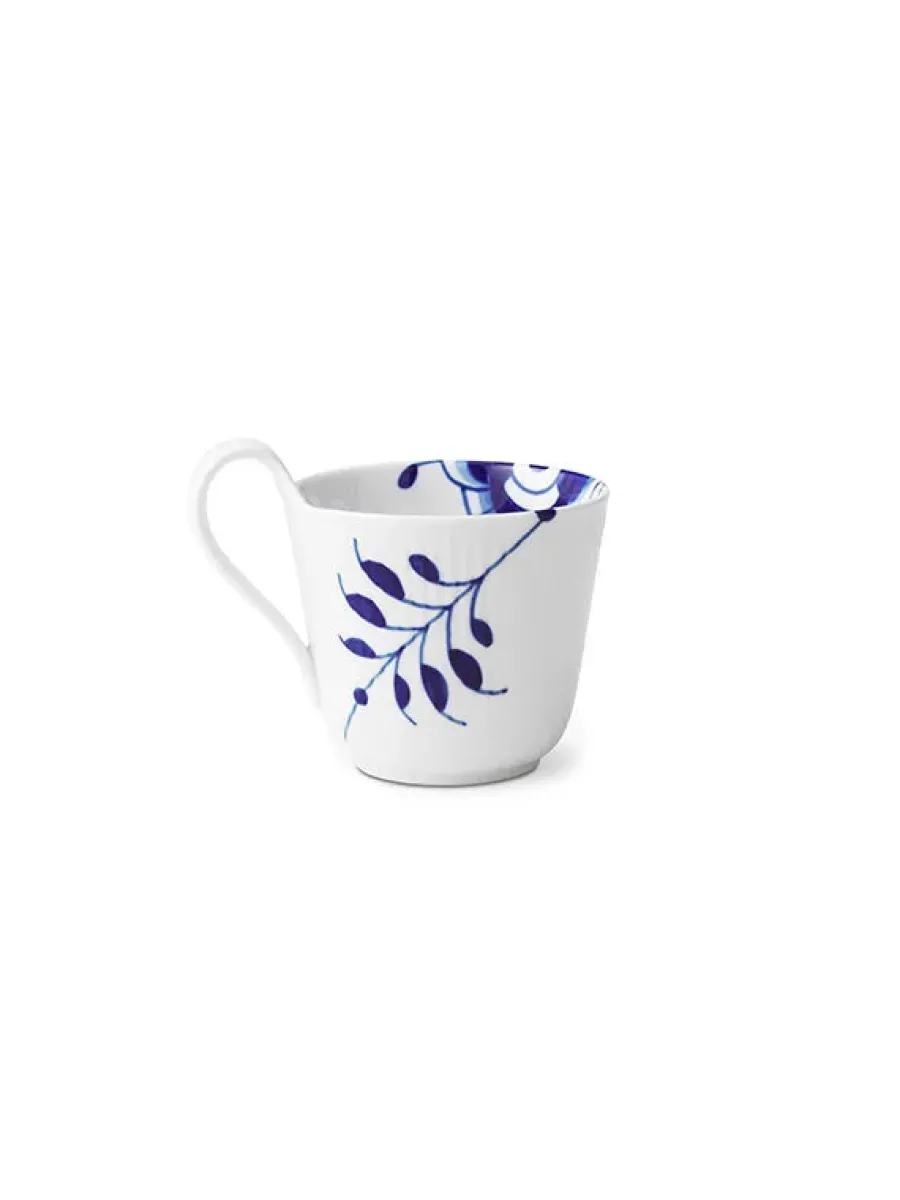 Blå Mega Riflet, højhankskop 33 cl<Royal Copenhagen Discount