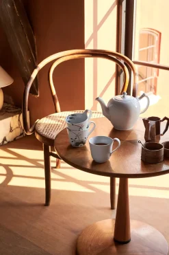 Blå Mega Riflet, højhankskop 25 cl<Royal Copenhagen Hot