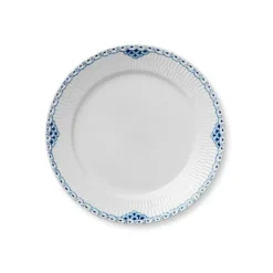 Blå Mega Riflet, tallerken 27 cm mønster 2<Royal Copenhagen Sale