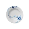 Blå Mega Riflet, dyb tallerken 21 cm<Royal Copenhagen Sale