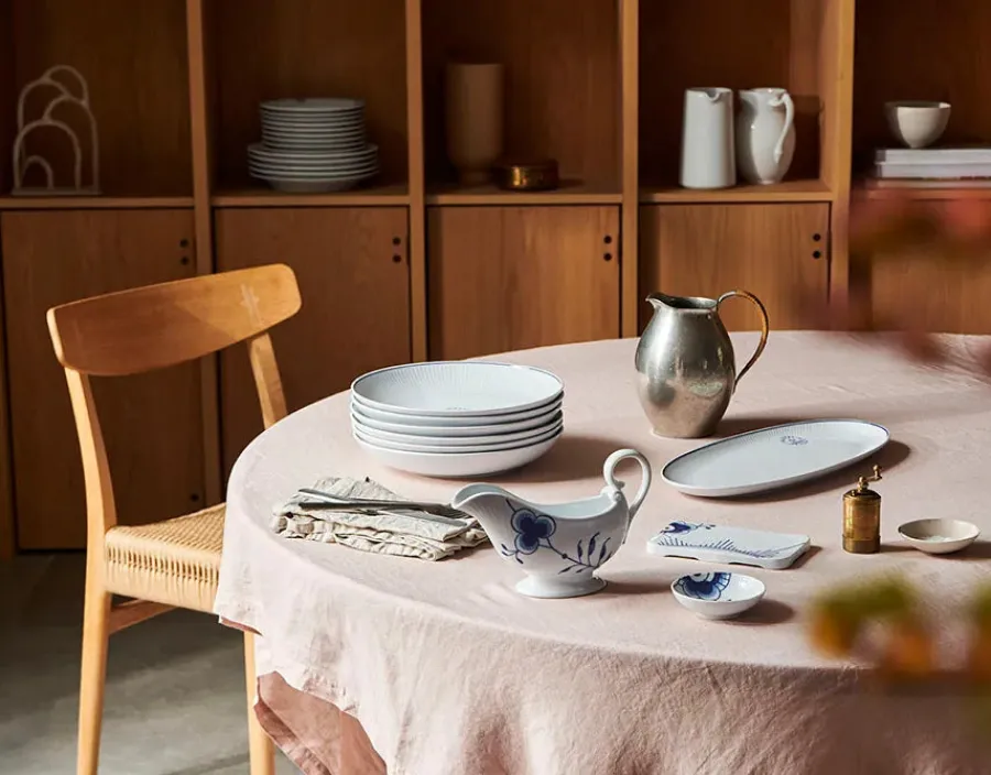 Blå Mega Riflet, sovsekande 37 cl<Royal Copenhagen New