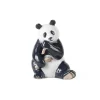 Figurine Panda, spisende 18 cm<Royal Copenhagen Hot