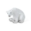 Figurine Isbjørn, siddende 12 cm<Royal Copenhagen Clearance