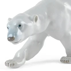 Figurine Isbjørn, siddende 12 cm<Royal Copenhagen Clearance