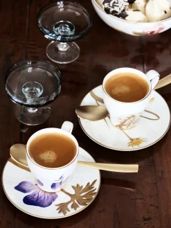 Flora højhankskop med underkop, Kornblomst<Royal Copenhagen