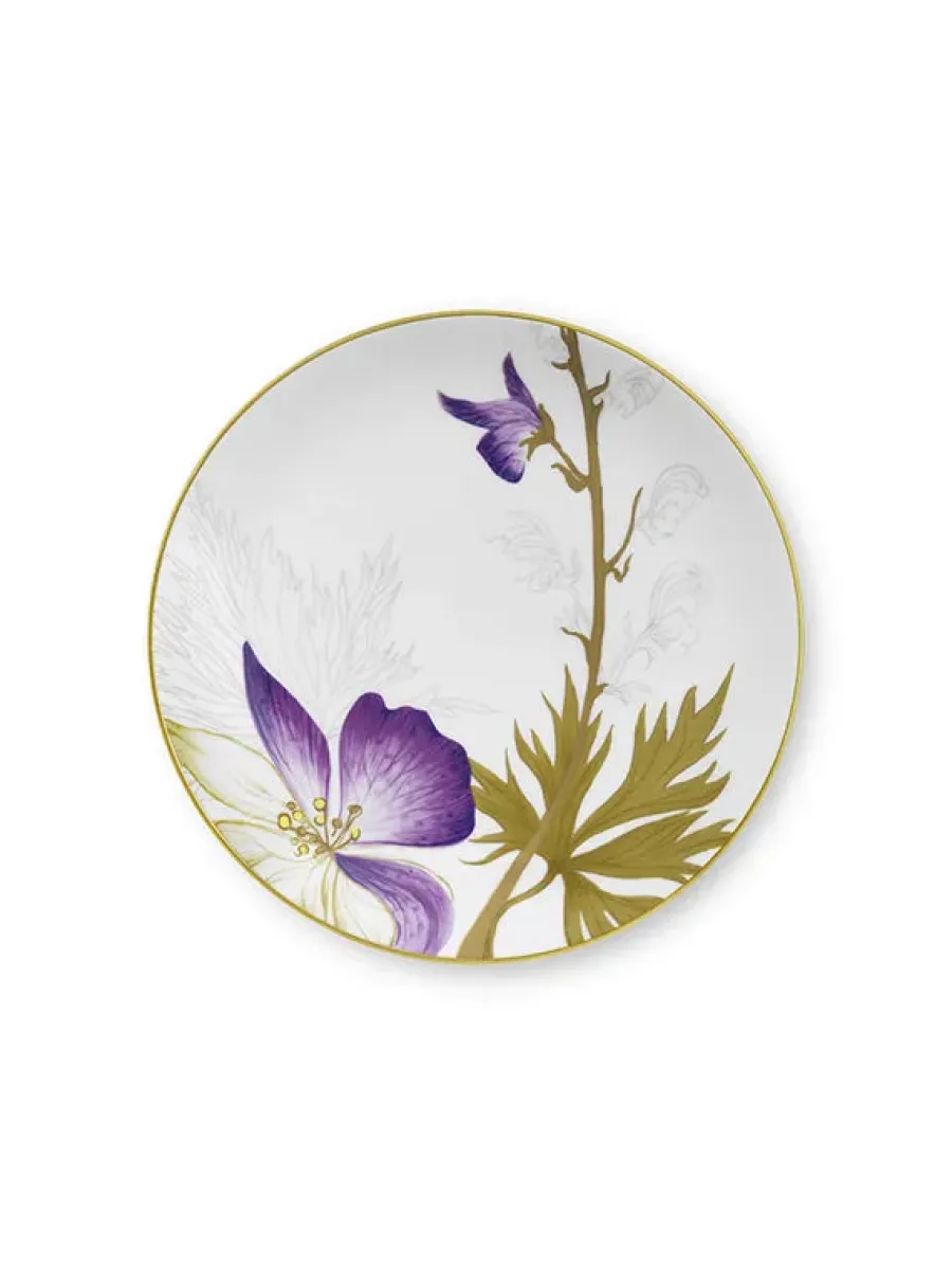 Flora tallerken 19 cm, Stedmoderblomst<Royal Copenhagen Hot