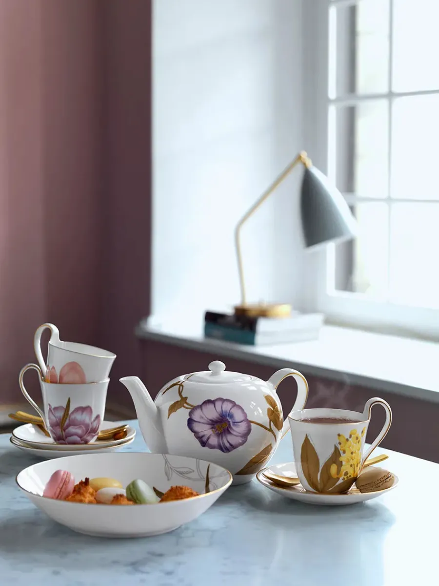 Flora tekande med låg, Snerle<Royal Copenhagen Outlet