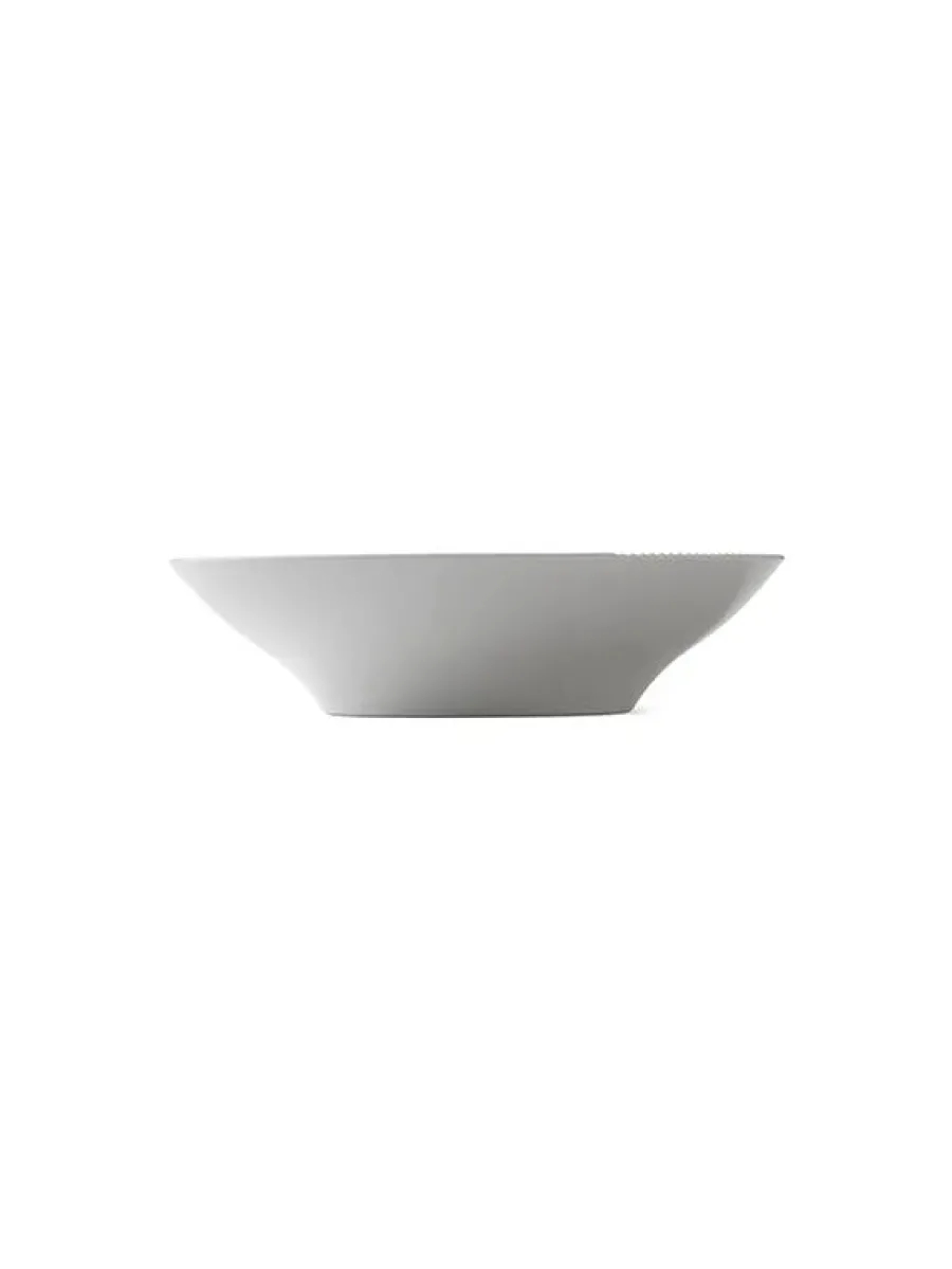 Hvid Elements, dyb tallerken 25 cm<Royal Copenhagen Outlet