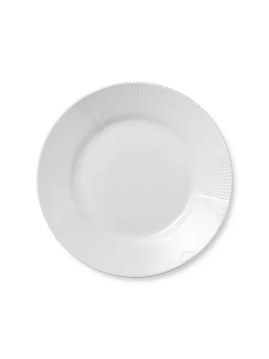Hvid Elements tallerken 28 cm<Royal Copenhagen Hot