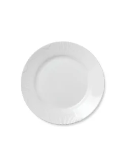 Hvid Elements, tallerken 26 cm<Royal Copenhagen Hot
