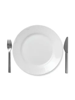 Hvid Elements, tallerken 26 cm<Royal Copenhagen Hot