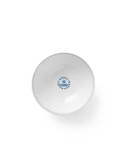 Hvid Riflet, skål 73 cl<Royal Copenhagen