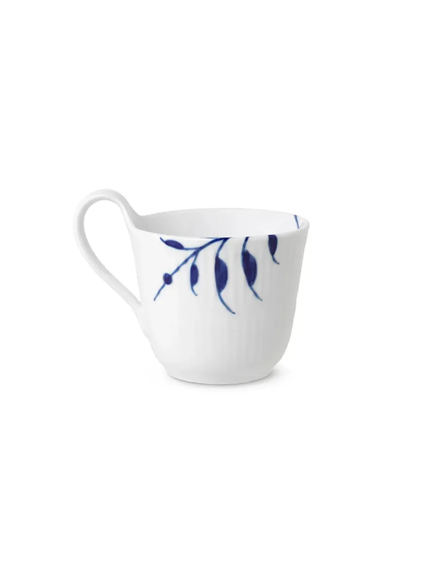 Hvid Riflet, højhankskop 25 cl<Royal Copenhagen Best