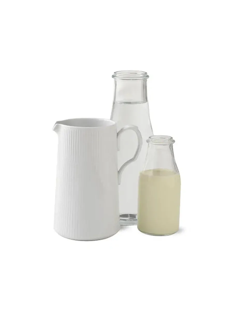 Hvid Riflet, kande 1,5 l<Royal Copenhagen Outlet