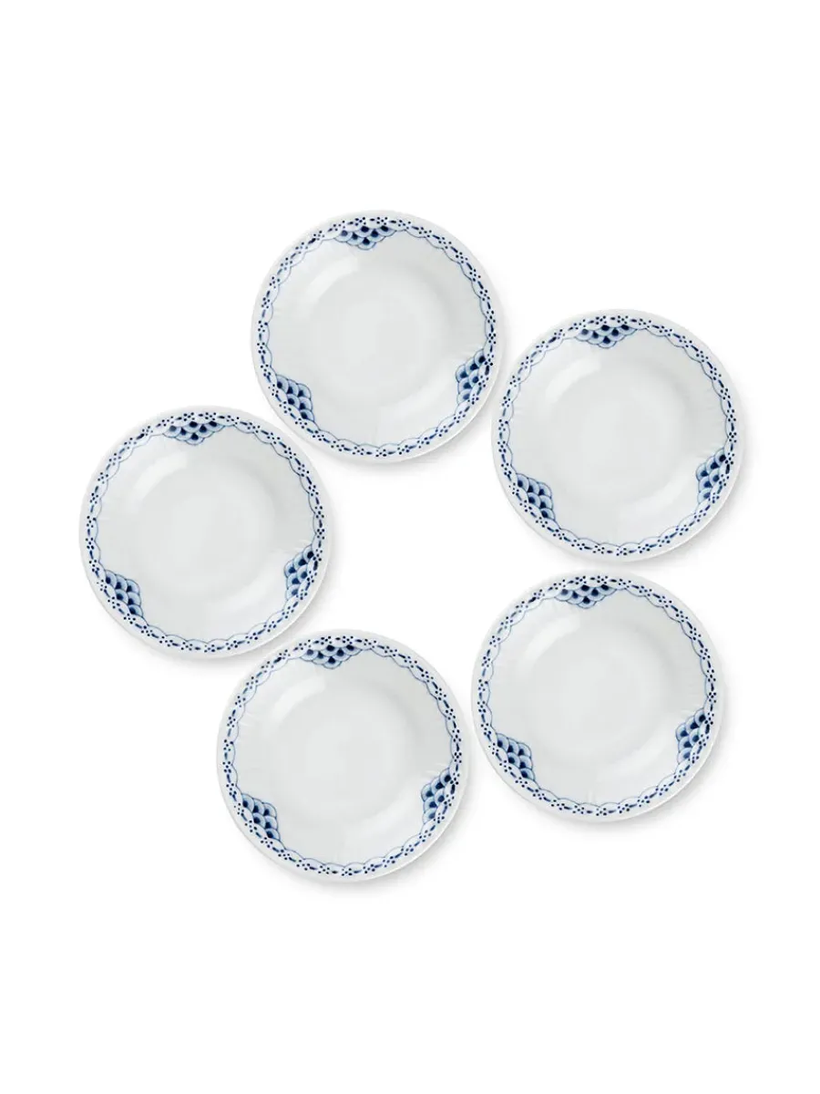 Prinsesse, 5 stk tallerkener 11 cm<Royal Copenhagen Discount