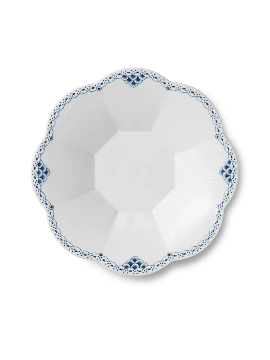 Prinsesse, kantet skål 25,5 cm<Royal Copenhagen Discount
