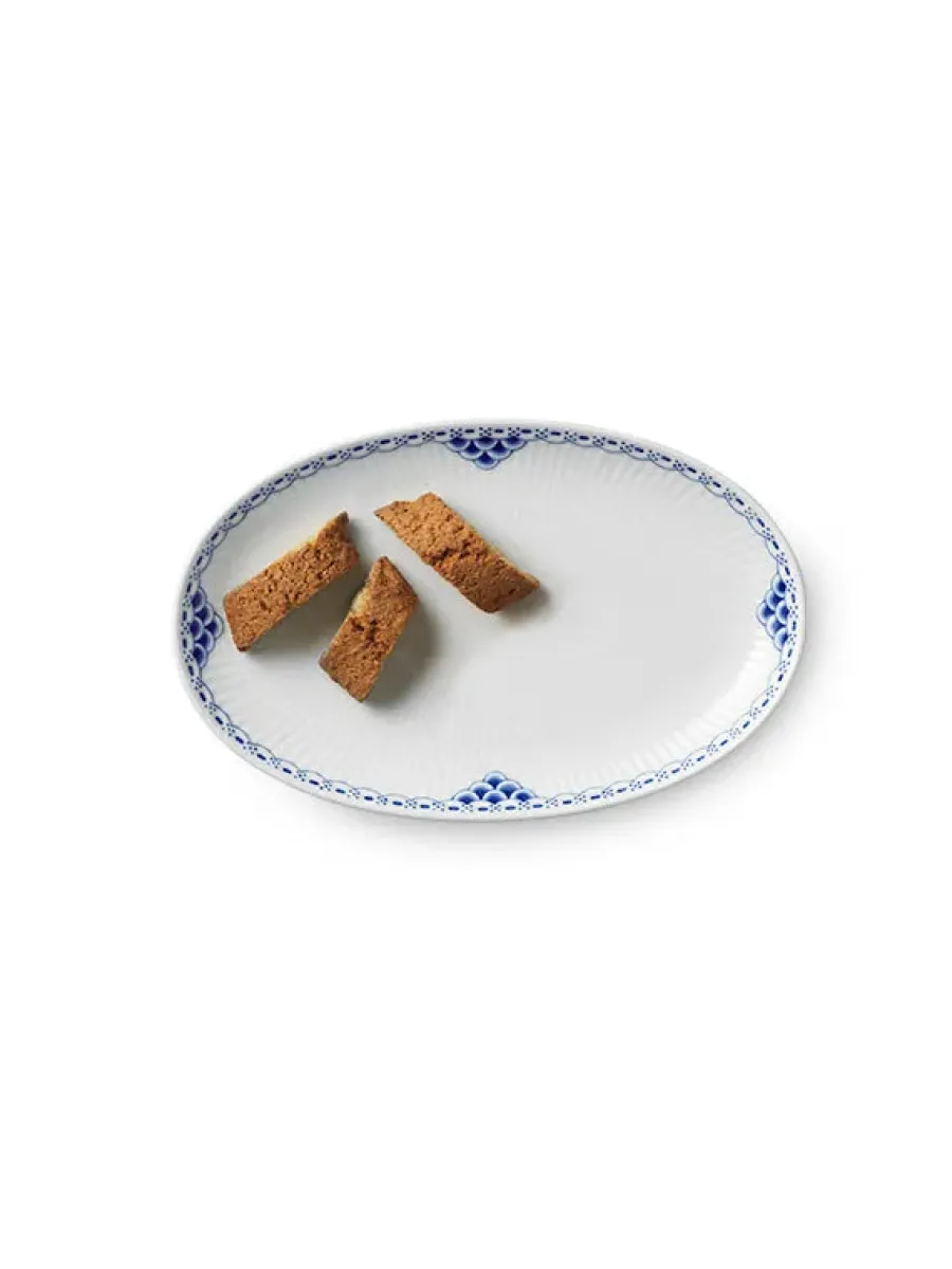 Sort Mega Riflet, asiet 23 cm<Royal Copenhagen Hot