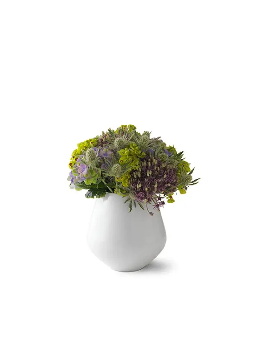 Sort mega Riflet, vase 15 cm<Royal Copenhagen Sale
