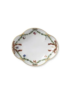 Stjerne Riflet Jul, fad 22 cm<Royal Copenhagen Online