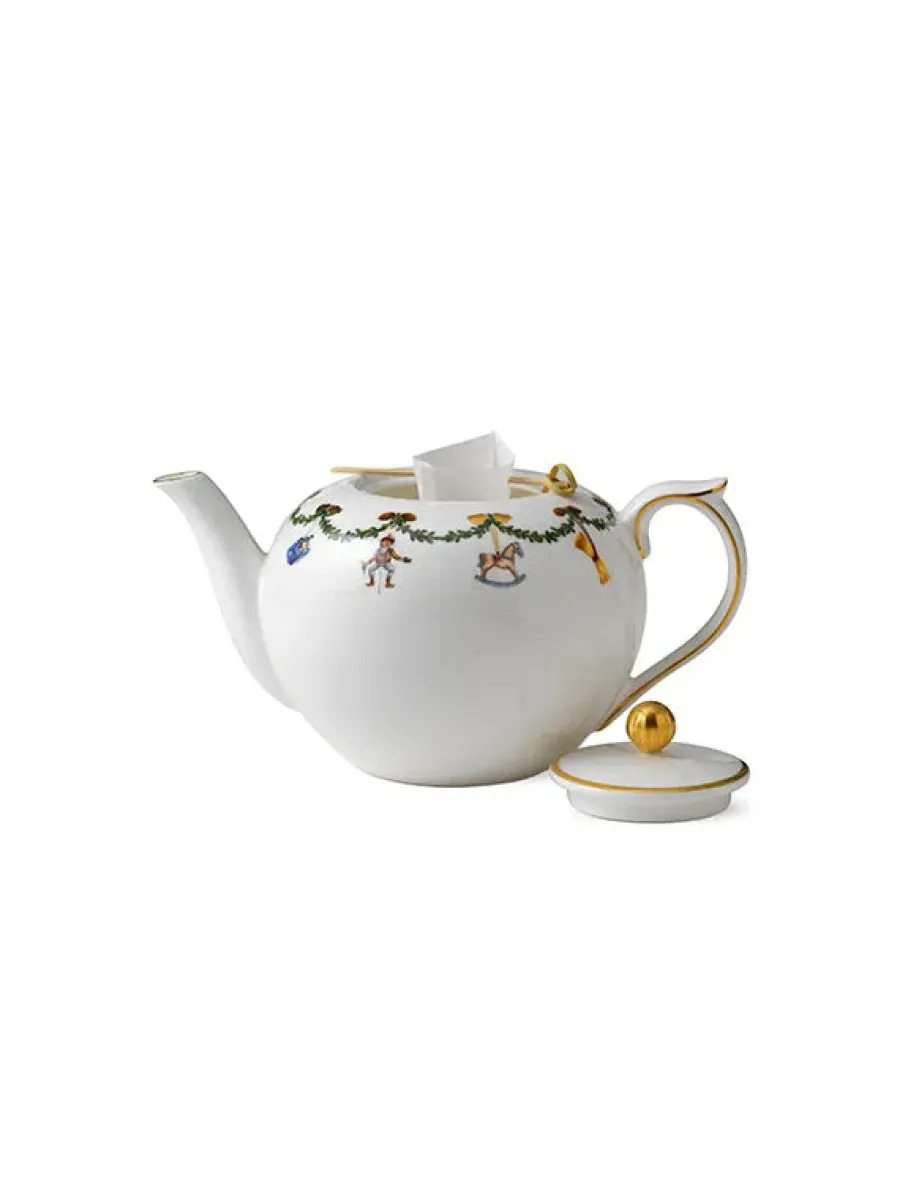 Stjerne Riflet Jul, tekande med låg 140 cl<Royal Copenhagen Online