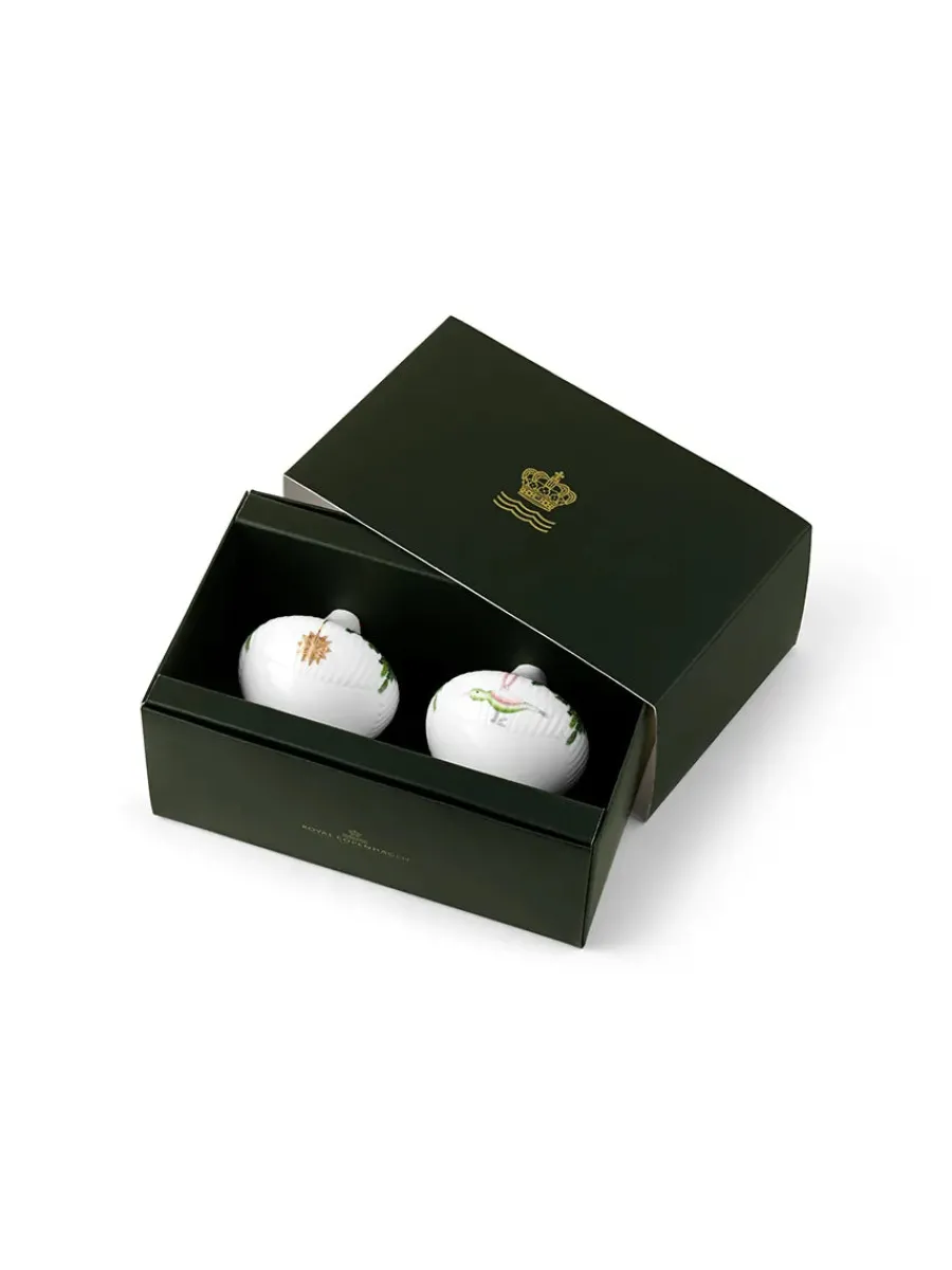 Stjerne Riflet Jul, Ornament sæt<Royal Copenhagen