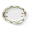 Stjerne Riflet Jul Fad ovalt, 34 cm<Royal Copenhagen Hot